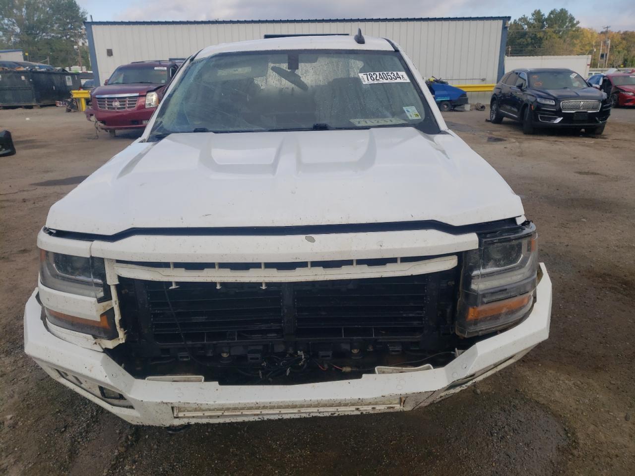 2018 Chevrolet Silverado VIN 3GCUKREC1JG487872 Copart auction photo, rollover damage thumbnail 5