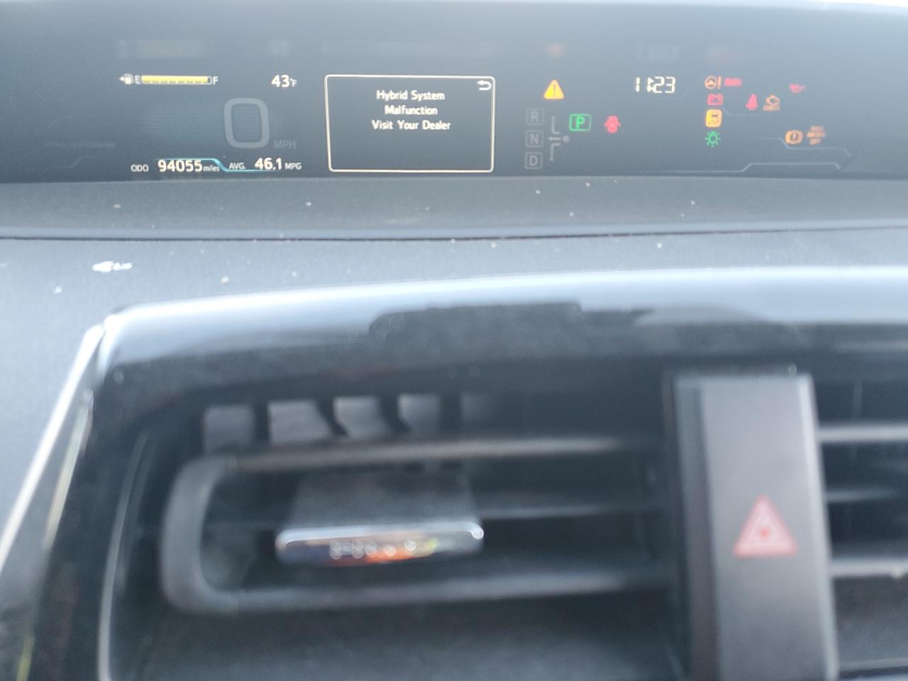 2019 Toyota Prius VIN JTDKARFPXK3106102 Copart auction photo, front end damage thumbnail 9