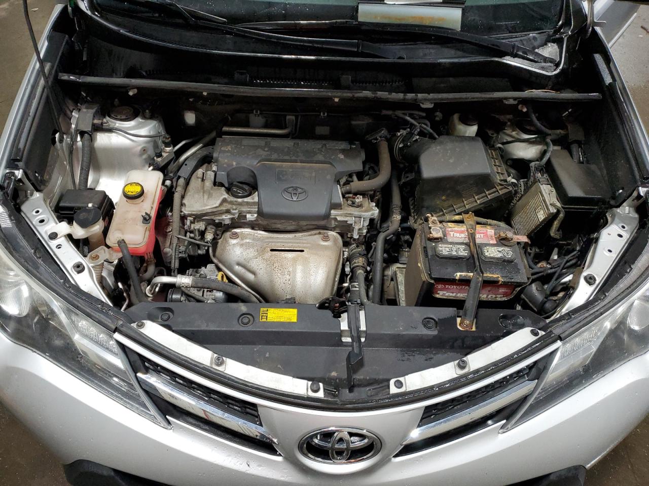 2014 Toyota RAV 4 VIN 2T3RFREV1EW136221 Copart auction photo, side / front end damage thumbnail 12