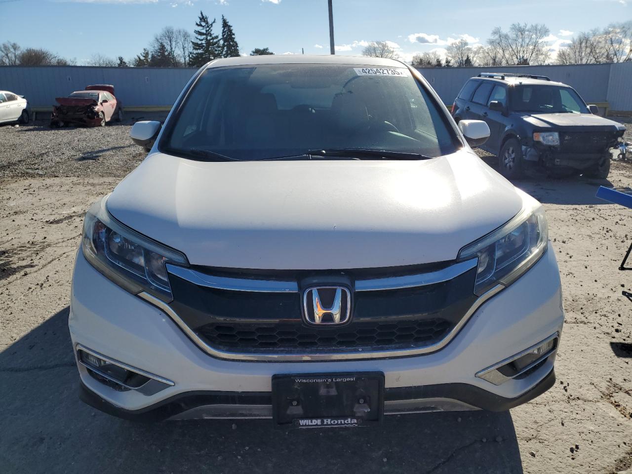 2016 Honda CR-V VIN 5J6RM4H56GL085349 Copart auction photo, rear end damage thumbnail 5