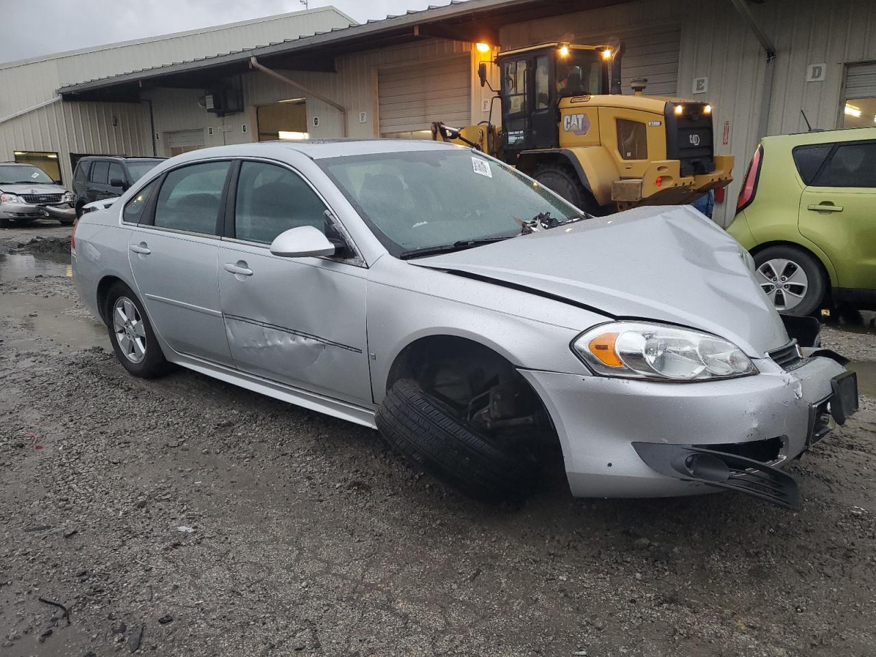 2010 Chevrolet Impala VIN 2G1WB5EK8A1132479 Copart auction photo, front end / side damage thumbnail 4