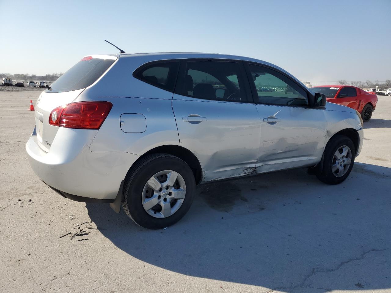 2008 Nissan Rogue VIN JN8AS58V88W103269 Copart auction photo, front end / side damage thumbnail 3