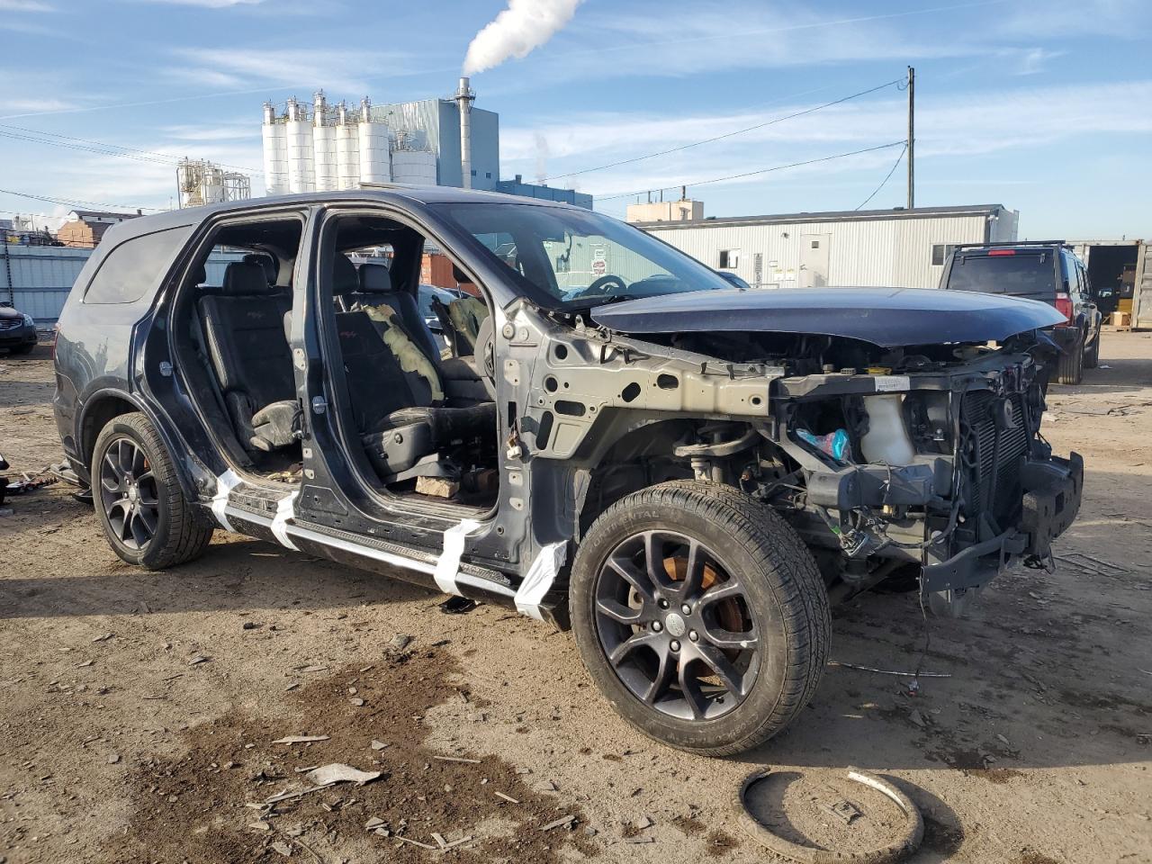 2016 Dodge Durango VIN 1C4SDJCT3GC315957 Copart auction photo, vandalism / stripped damage thumbnail 4