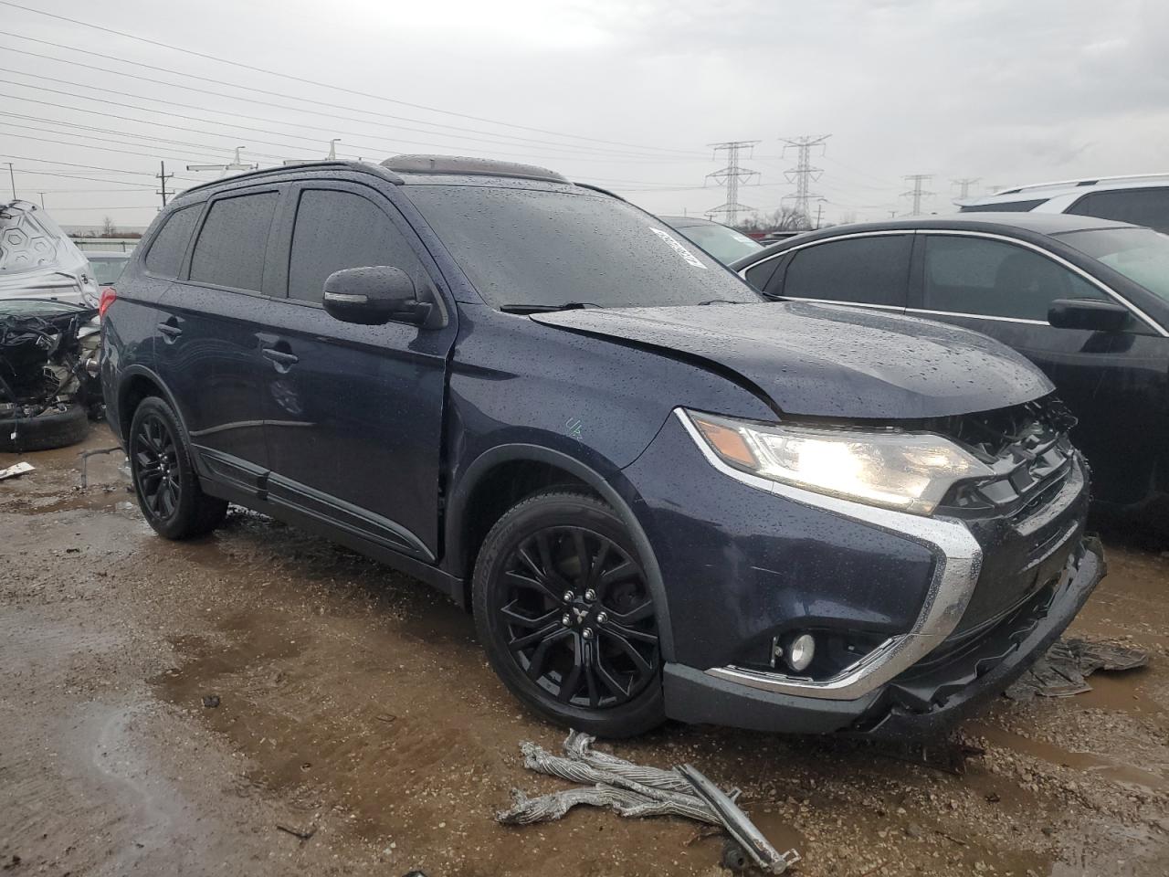 2018 Mitsubishi Outlander VIN JA4AD3A39JZ031032 Copart auction photo, front end damage thumbnail 4