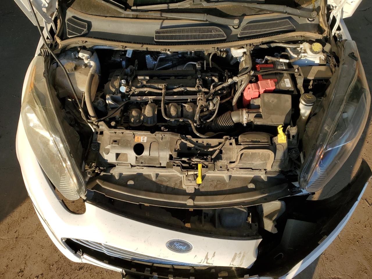 2019 Ford Fiesta VIN 3FADP4EJ8KM143807 Copart auction photo, front end / minor dent/scratches damage thumbnail 11
