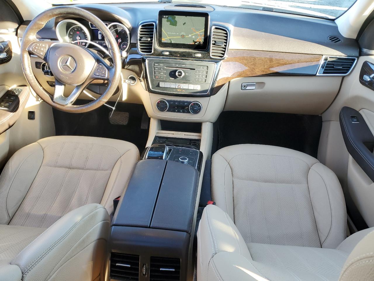 2017 Mercedes-Benz GLE VIN 4JGDA5HB4HA921155 Copart auction photo, front end damage thumbnail 8