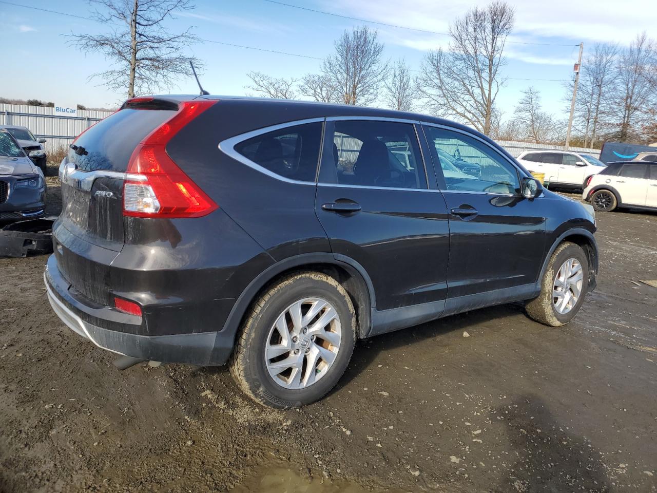2016 Honda CR-V VIN 2HKRM4H53GH672246 Copart auction photo, front end / side damage thumbnail 3