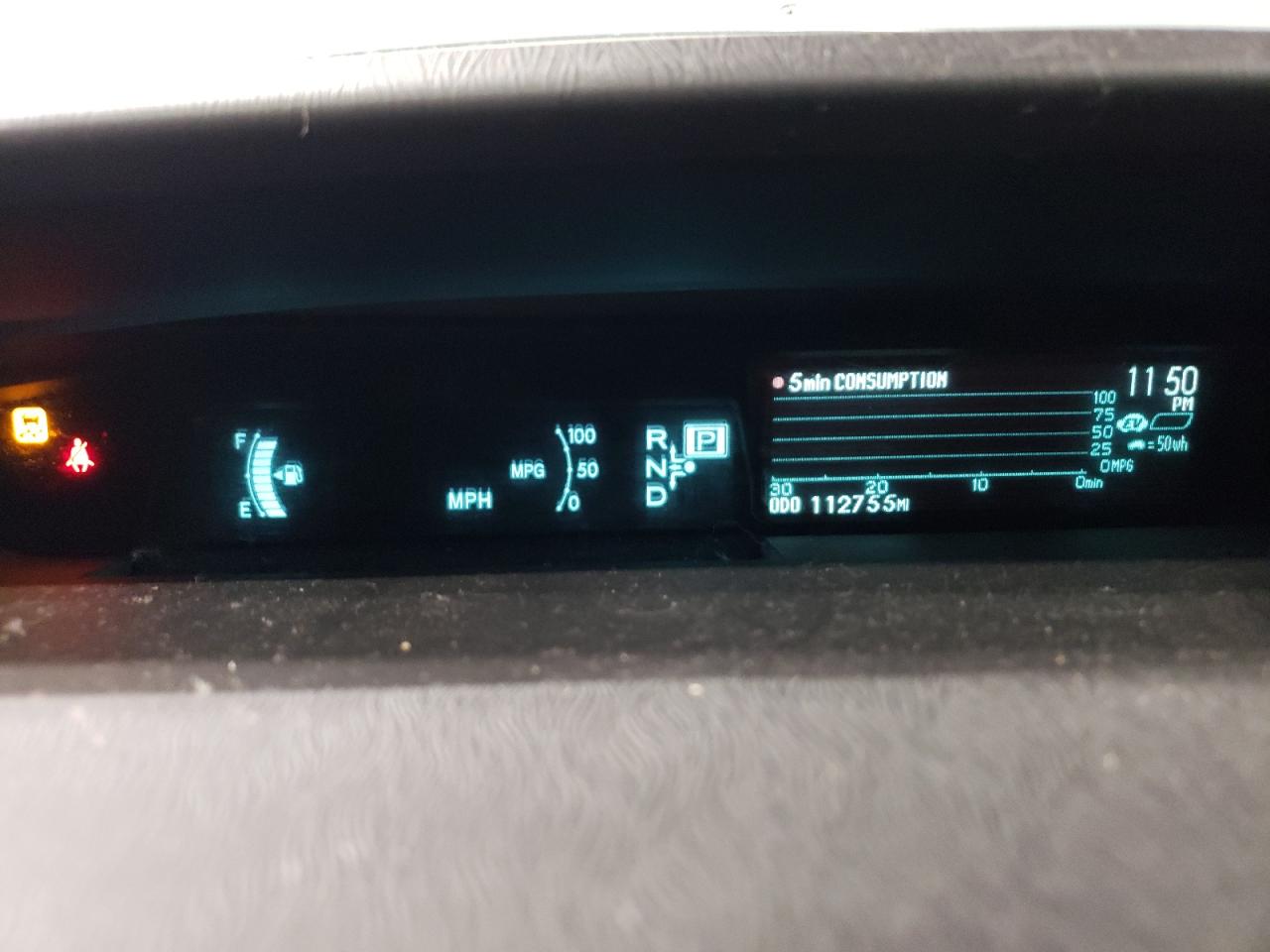 2012 Toyota Prius VIN JTDKN3DU3C1590797 Copart auction photo, front end damage thumbnail 9