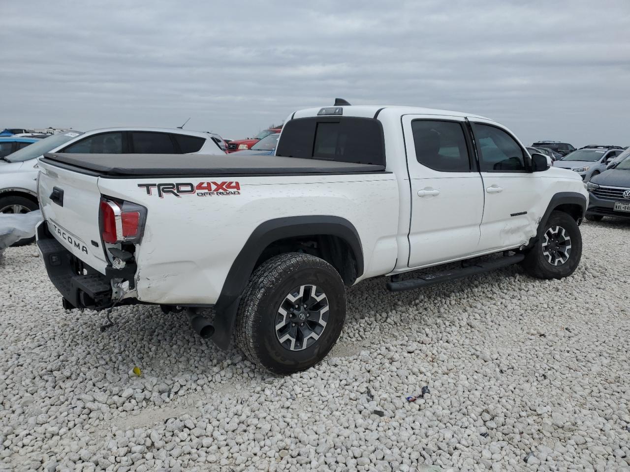 2020 Toyota Tacoma VIN 5TFDZ5BN6LX053293 Copart auction photo, all over damage thumbnail 3