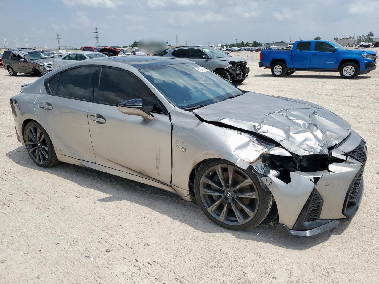 2021 Lexus IS VIN JTHGZ1B29M5042957 Copart auction photo, front end damage thumbnail 4