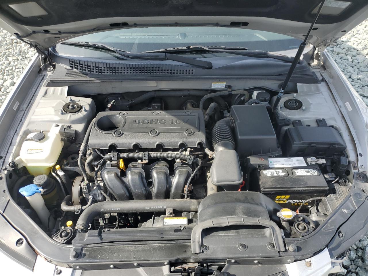 2009 Hyundai Sonata VIN 5NPET46C69H410520 Copart auction photo, front end / side damage thumbnail 13