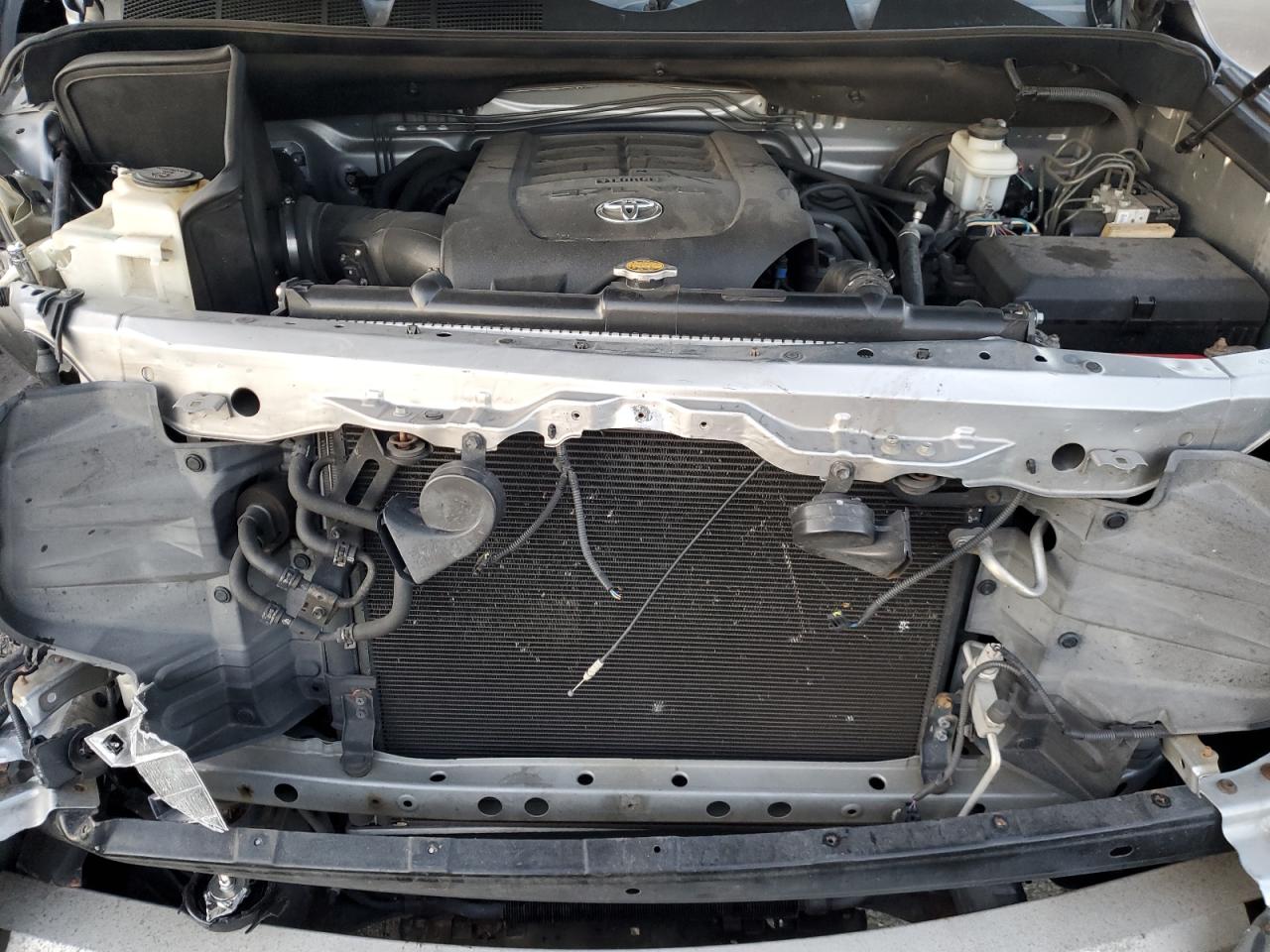 2014 Toyota Tundra VIN 5TFDY5F18EX404413 Copart auction photo, undercarriage / front end damage thumbnail 11