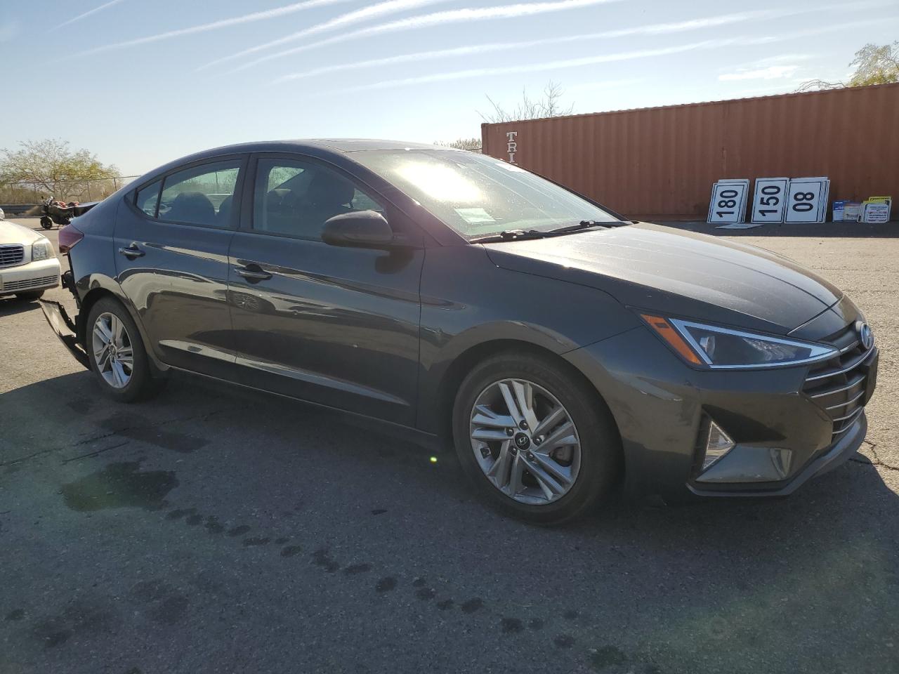 2020 Hyundai Elantra VIN 5NPD84LF1LH558576 Copart auction photo, rear end damage thumbnail 4