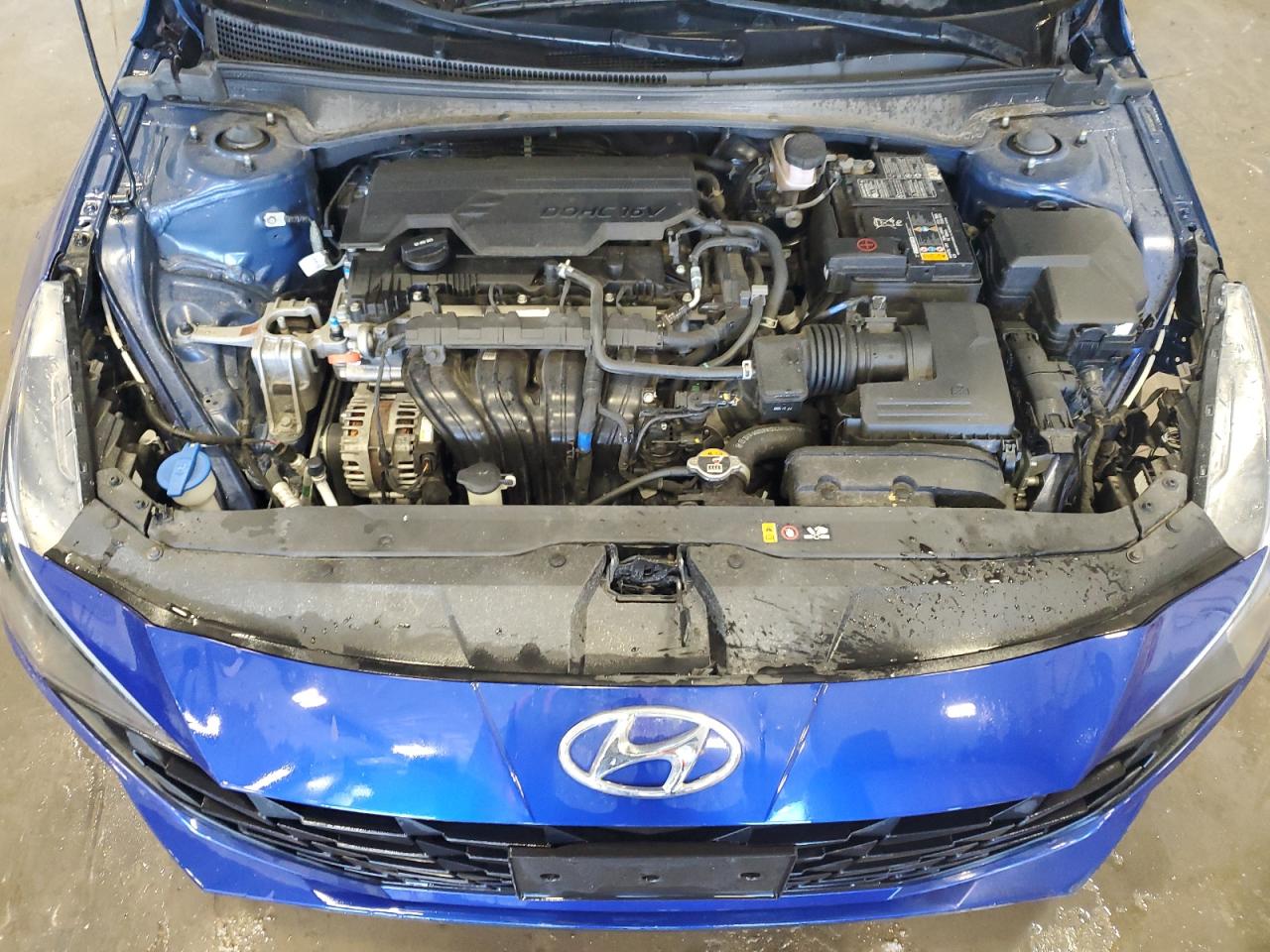 2021 Hyundai Elantra VIN 5NPLL4AGXMH028033 Copart auction photo, front end / rear end damage thumbnail 11