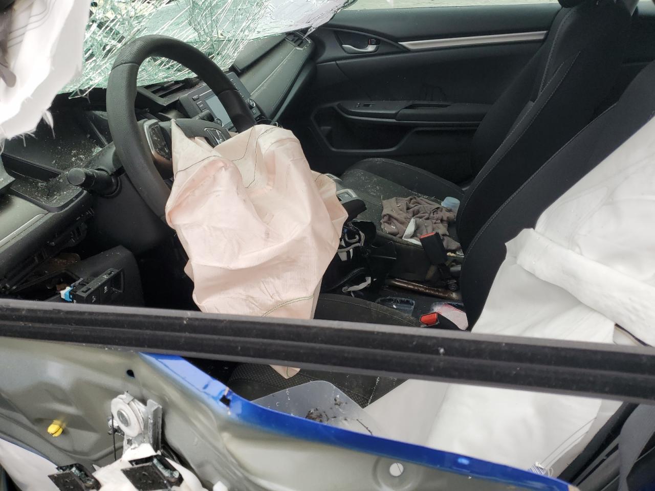 2019 Honda Civic VIN 19XFC2F63KE032735 Copart auction photo, all over damage thumbnail 7