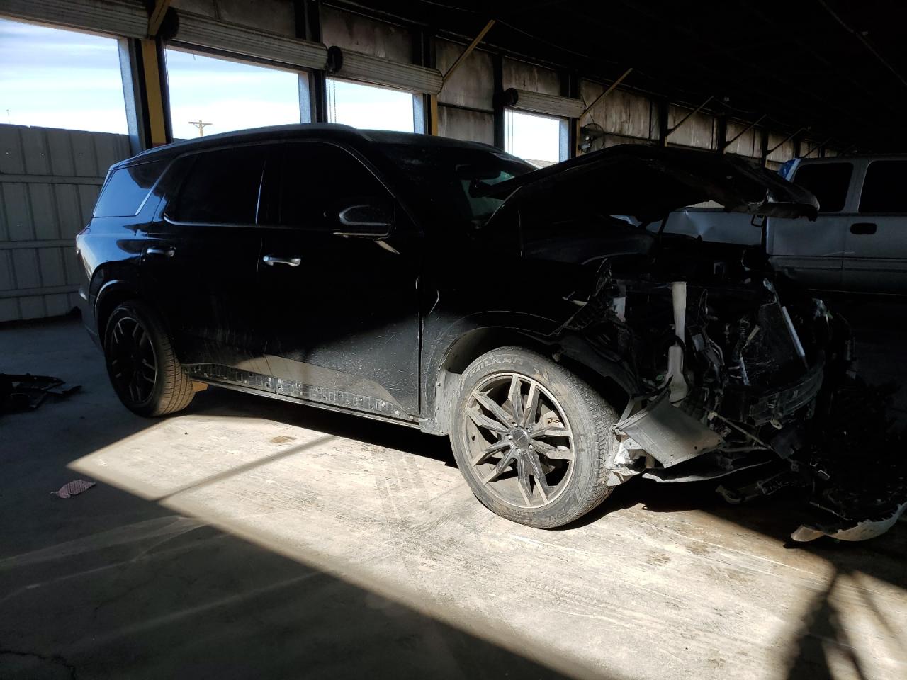 2021 Hyundai Palisade VIN KM8R74HE5MU263976 Copart auction photo, front end damage thumbnail 4