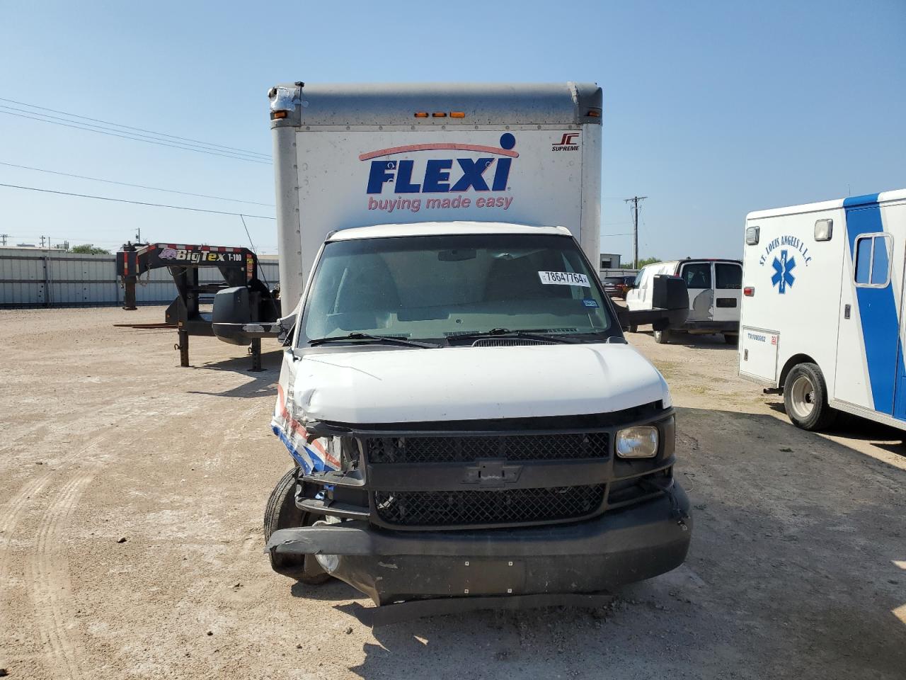 2014 Chevrolet Express VIN 1GB3G3BG1E1160818 Copart auction photo, front end damage thumbnail 5