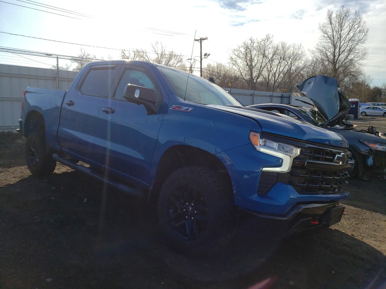 2022 Chevrolet Silverado VIN 3GCUDFED4NG535596 Copart auction photo, side / undercarriage damage thumbnail 4