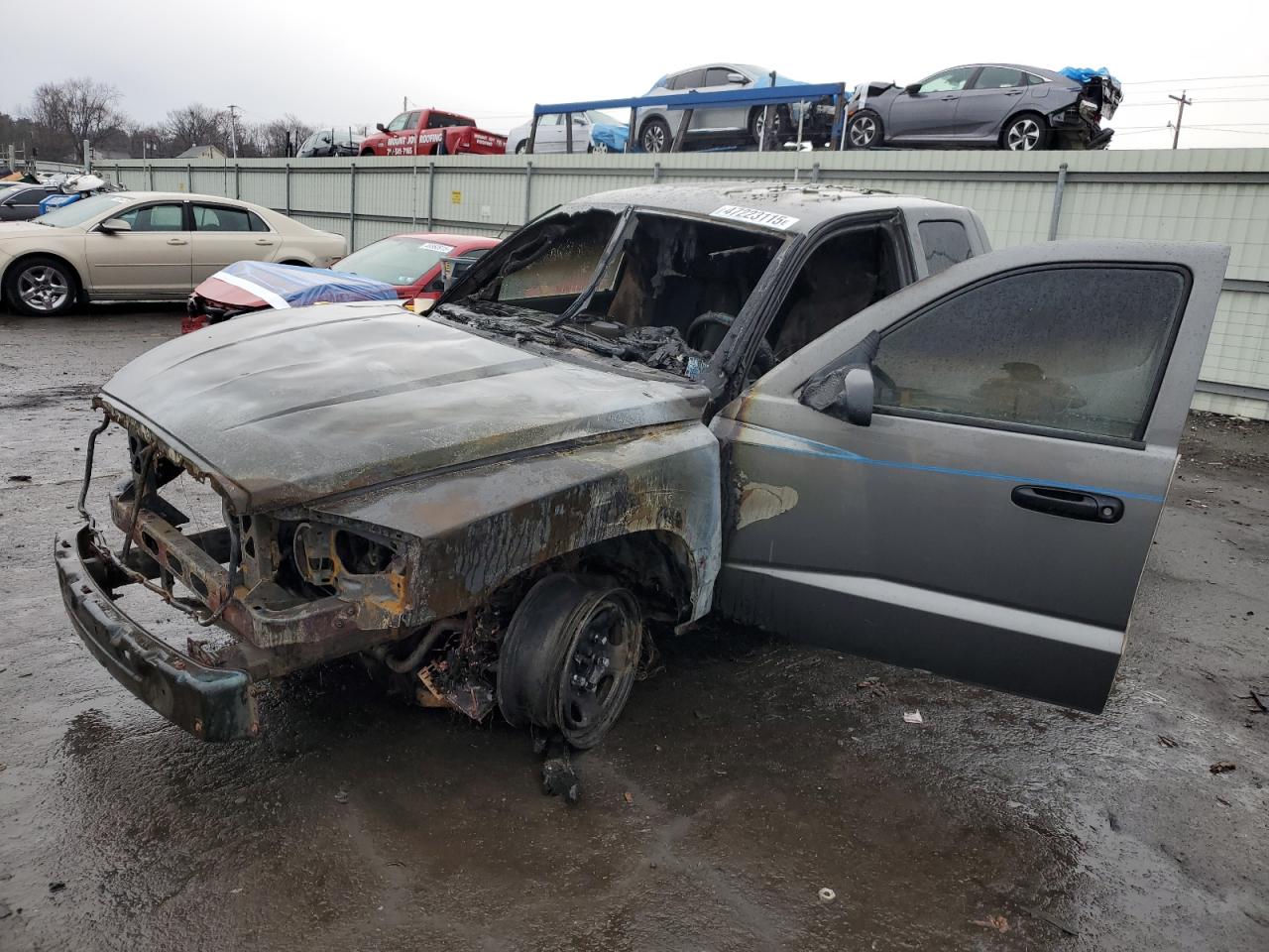 2005 Dodge Dakota VIN 1D7HW22K25S316237 - Copart auction photo