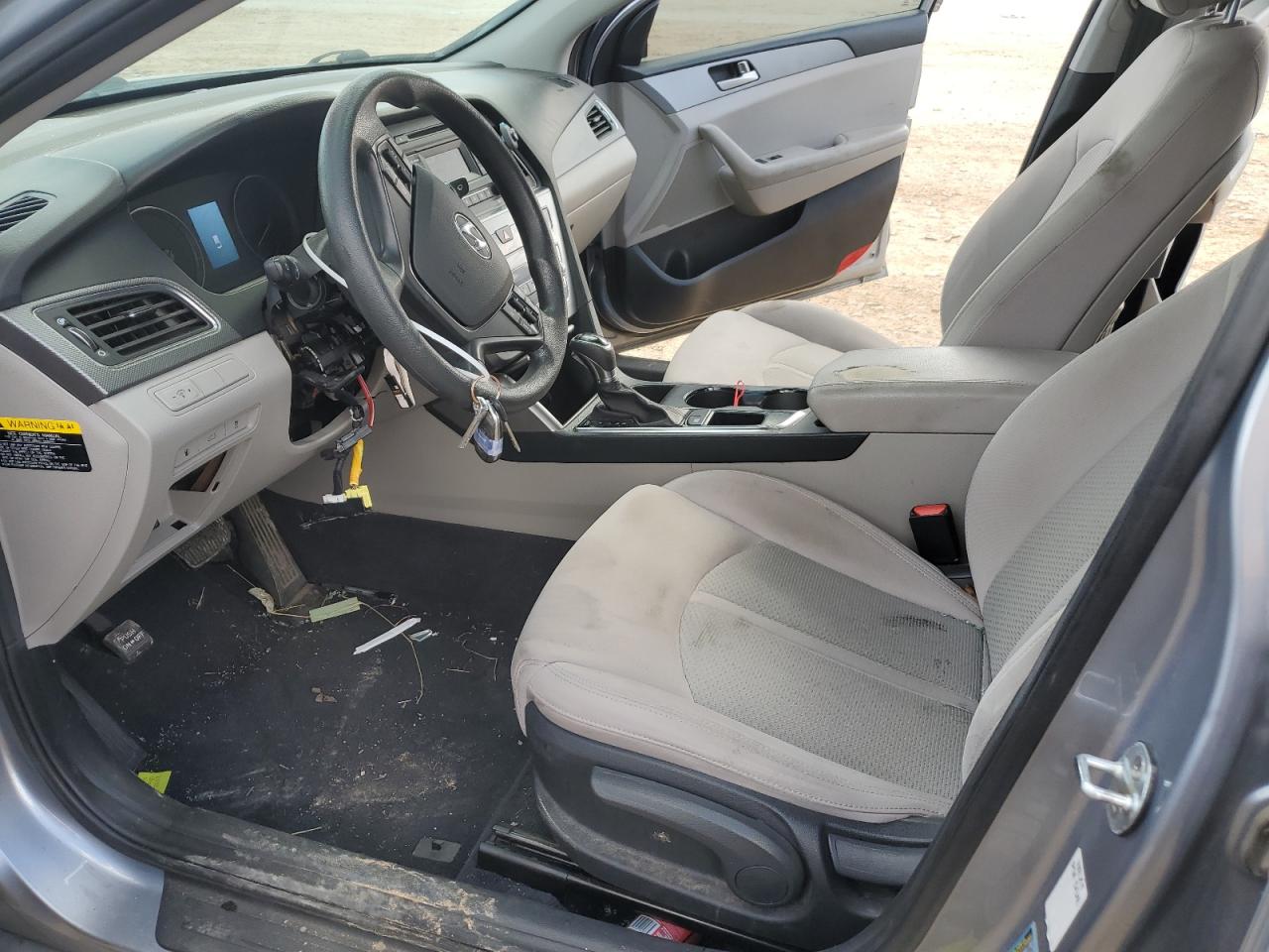 2017 Hyundai Sonata VIN 5NPE24AF5HH497507 Copart auction photo, all over damage thumbnail 7
