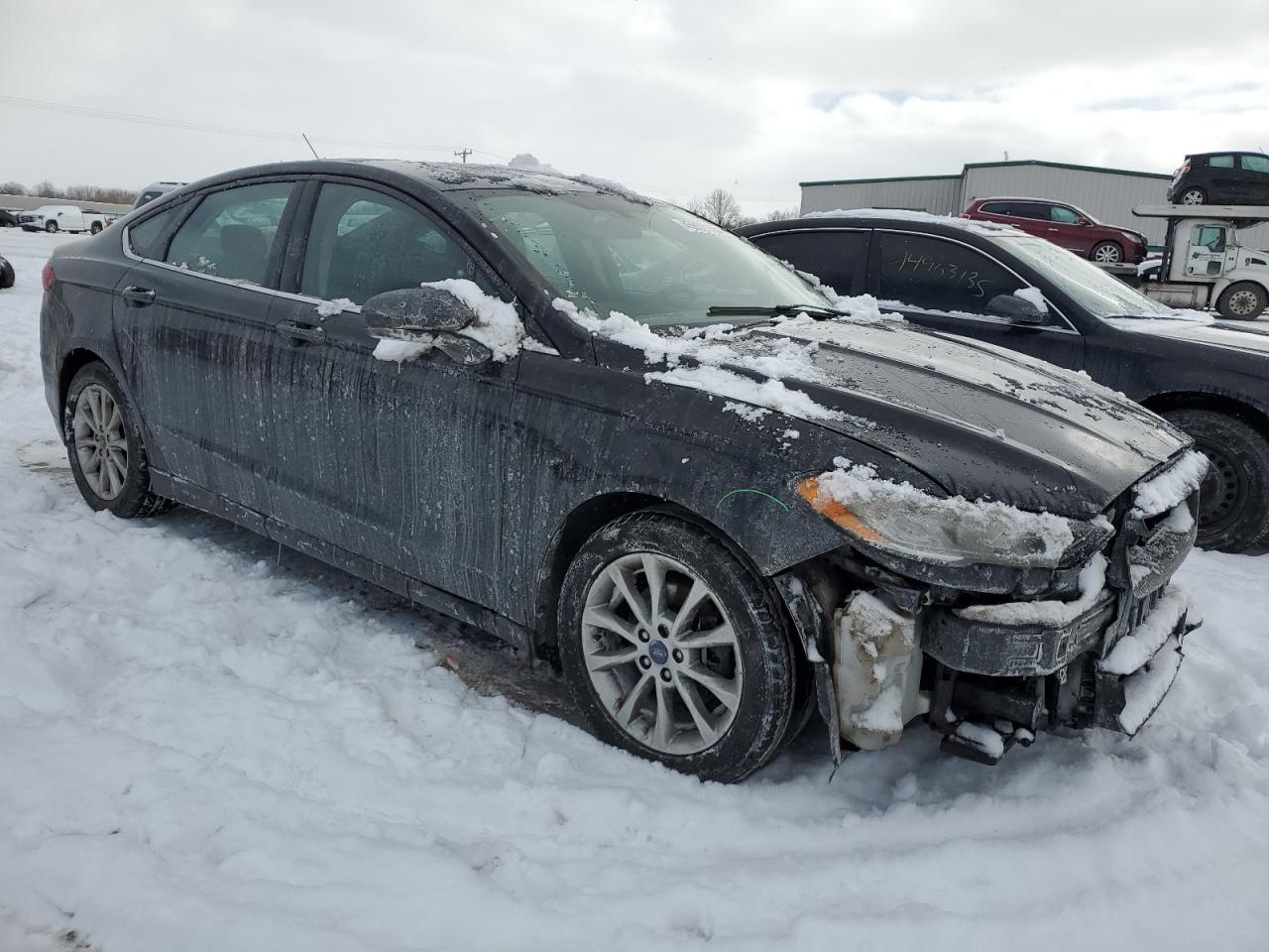 2017 Ford Fusion VIN 3FA6P0H72HR394481 Copart auction photo, front end damage thumbnail 4