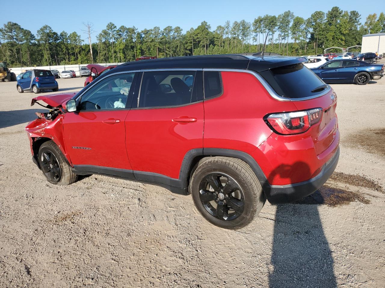 2018 Jeep Compass VIN 3C4NJCBB3JT438969 Copart auction photo, front end damage thumbnail 2