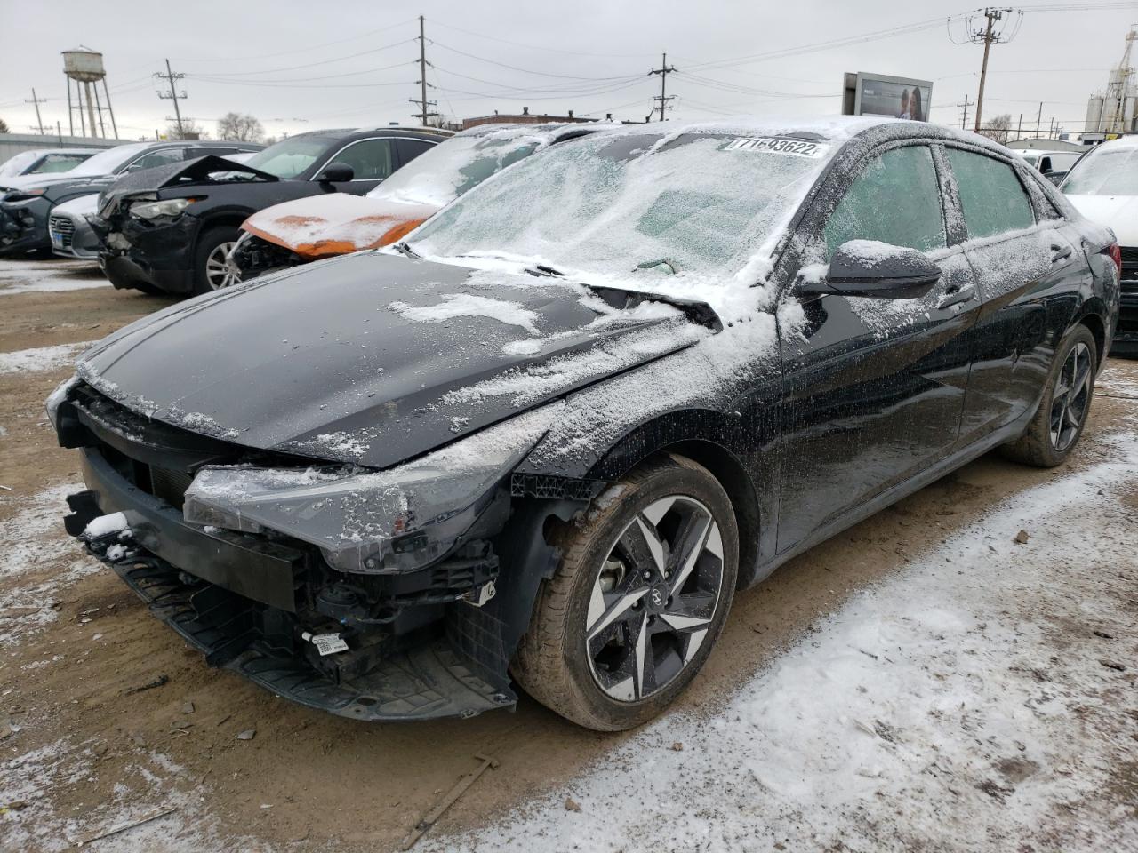 2021 Hyundai Elantra VIN 5NPLN4AG0MH027337