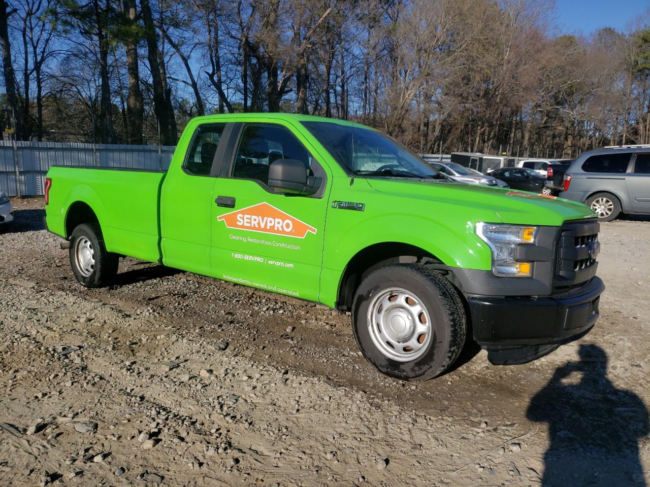 2016 Ford F-150 VIN 1FTFX1CG4GKF06806 Copart auction photo, front end / rear end damage thumbnail 4