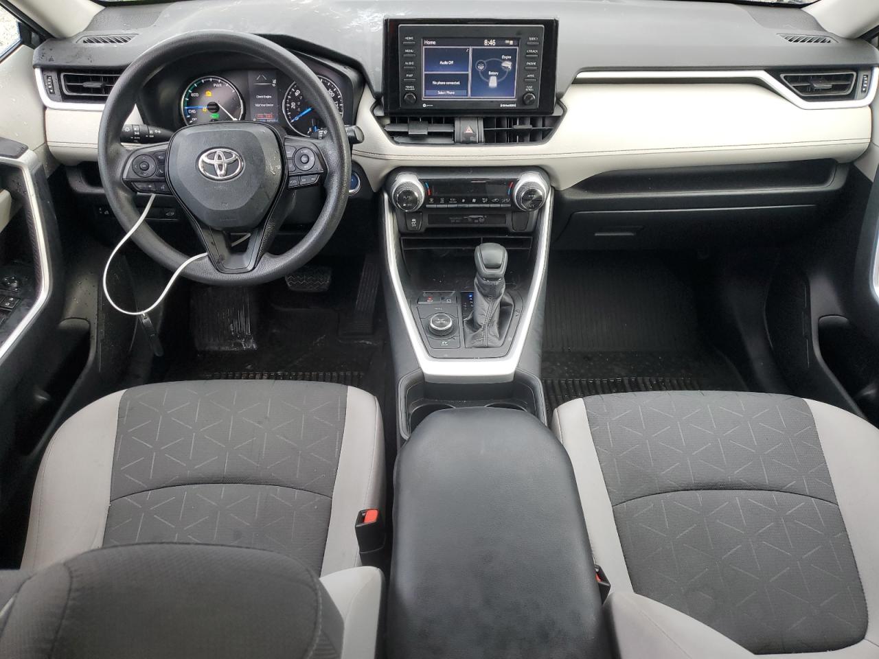 2021 Toyota RAV 4 VIN 2T3R6RFV1MW003844 Copart auction photo, rear end damage thumbnail 8