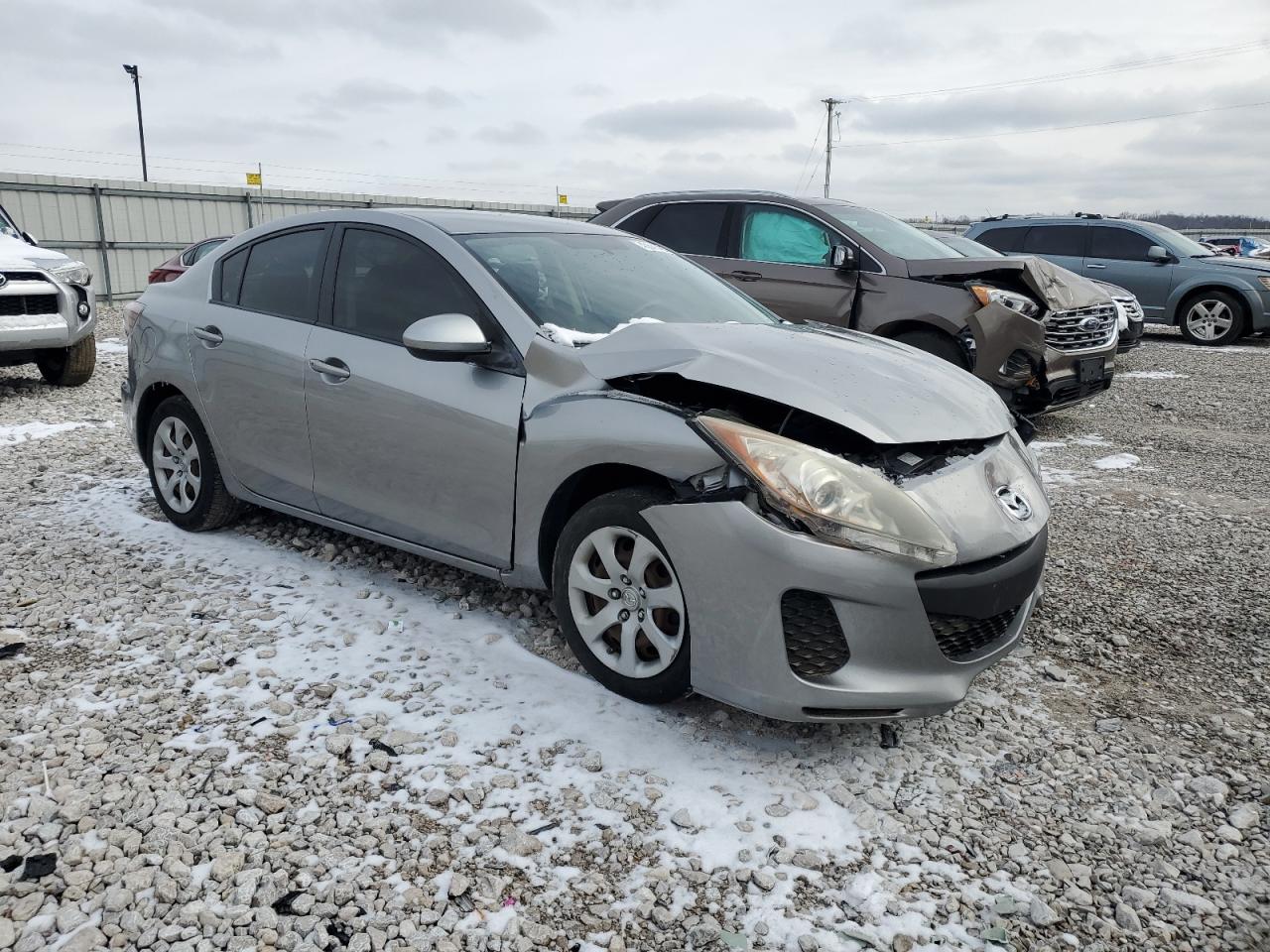 2013 Mazda 3 VIN JM1BL1TF6D1705584 Copart auction photo, side damage thumbnail 4