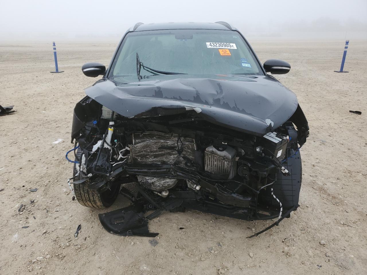 2018 Hyundai Tucson VIN KM8J3CA22JU827923 Copart auction photo, front end / side damage thumbnail 5