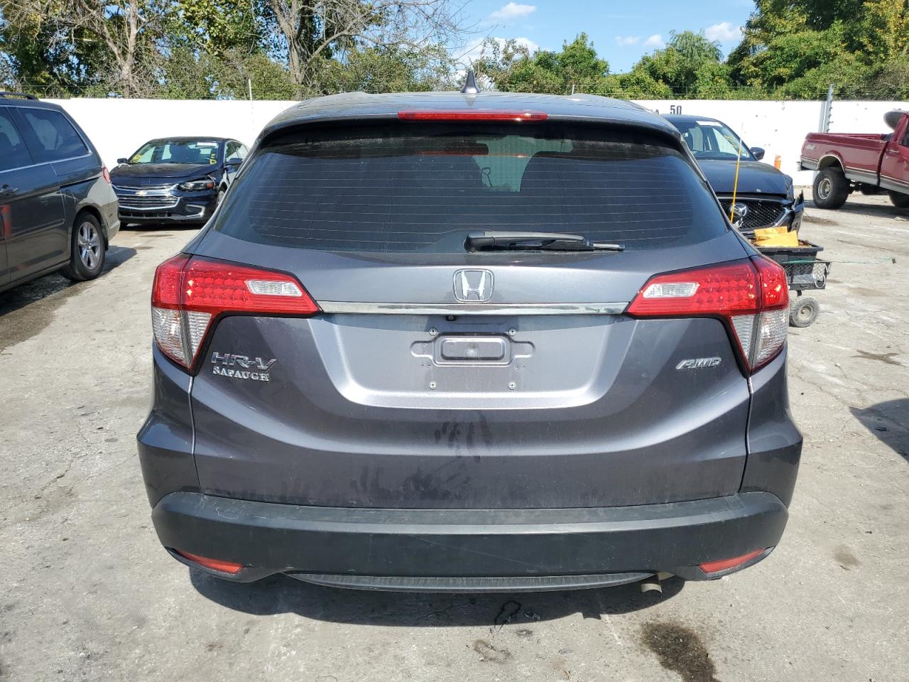 2019 Honda HR-V VIN 3CZRU6H37KM706888 Copart auction photo, front end damage thumbnail 6