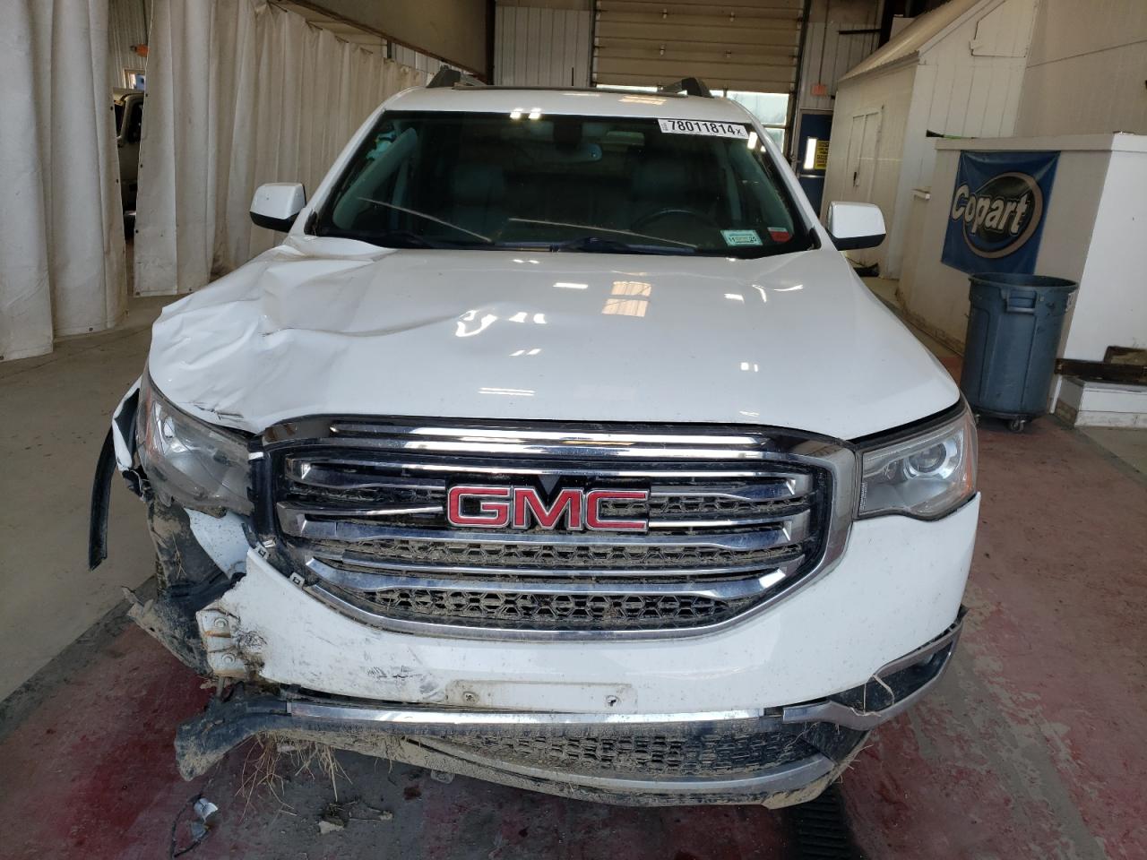 2017 GMC Acadia VIN 1GKKNULS0HZ326231 Copart auction photo, side / front end damage thumbnail 5