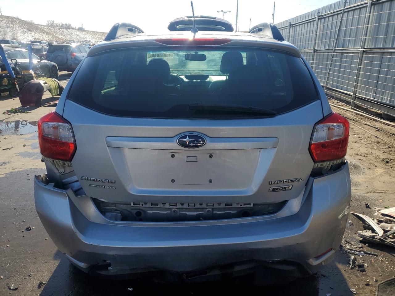 2013 Subaru Impreza VIN JF1GPAR64D2830259 Copart auction photo, front end / rear end damage thumbnail 6