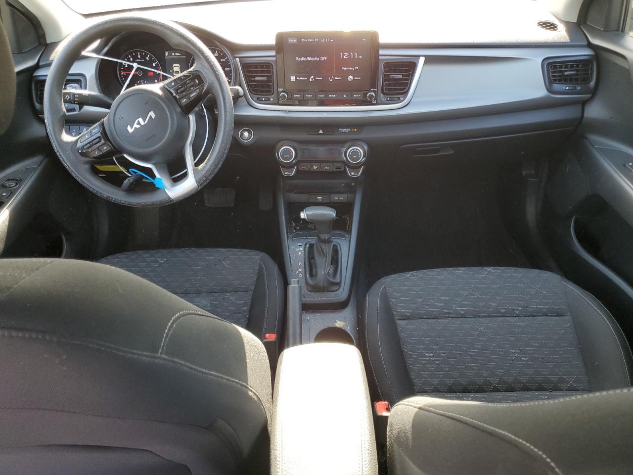 2022 KIA Rio VIN 3KPA24AD0NE456182 Copart auction photo, front end / side damage thumbnail 8