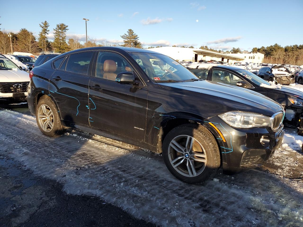 2016 BMW X6 VIN 5UXKU2C58G0N79067 Copart auction photo, rear end / minor dent/scratches damage thumbnail 4