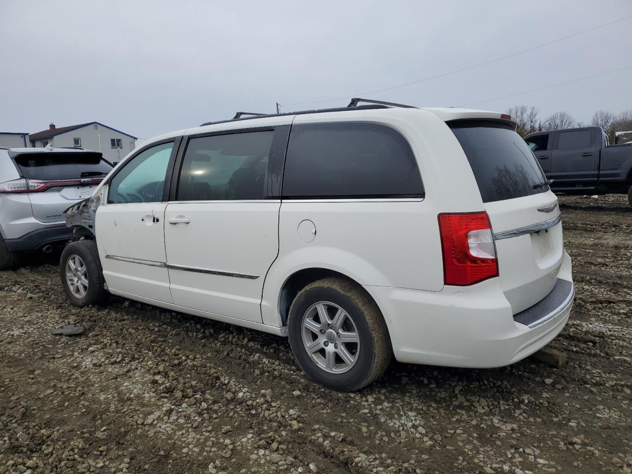 2012 Chrysler Town & Country VIN 2C4RC1BG2CR345278 Copart auction photo, front end / side damage thumbnail 2
