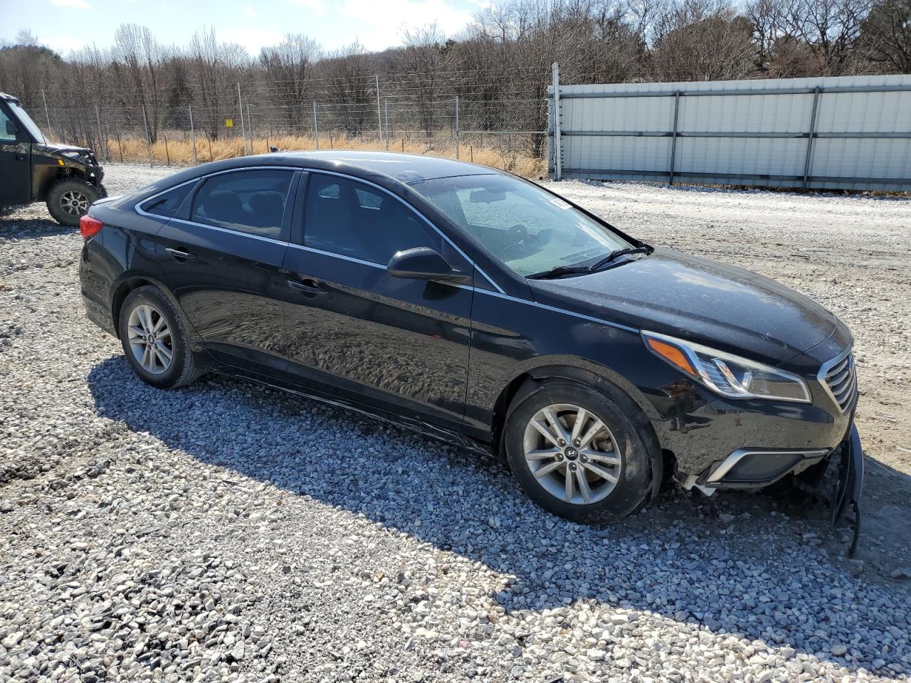 2017 Hyundai Sonata VIN 5NPE24AFXHH496174 Copart auction photo, undercarriage damage thumbnail 4