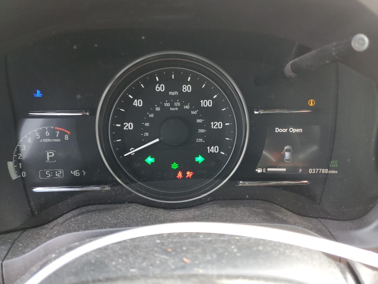 2022 Honda HR-V VIN 3CZRU6H57NM752940 Copart auction photo, water/flood / minor dent/scratches damage thumbnail 9