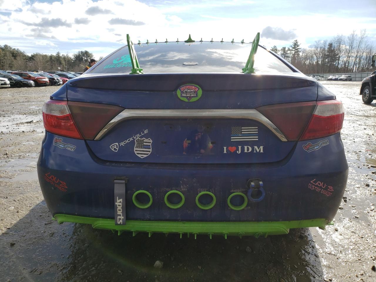 2015 Toyota Camry VIN 4T1BF1FK4FU890179 Copart auction photo, front end damage thumbnail 6