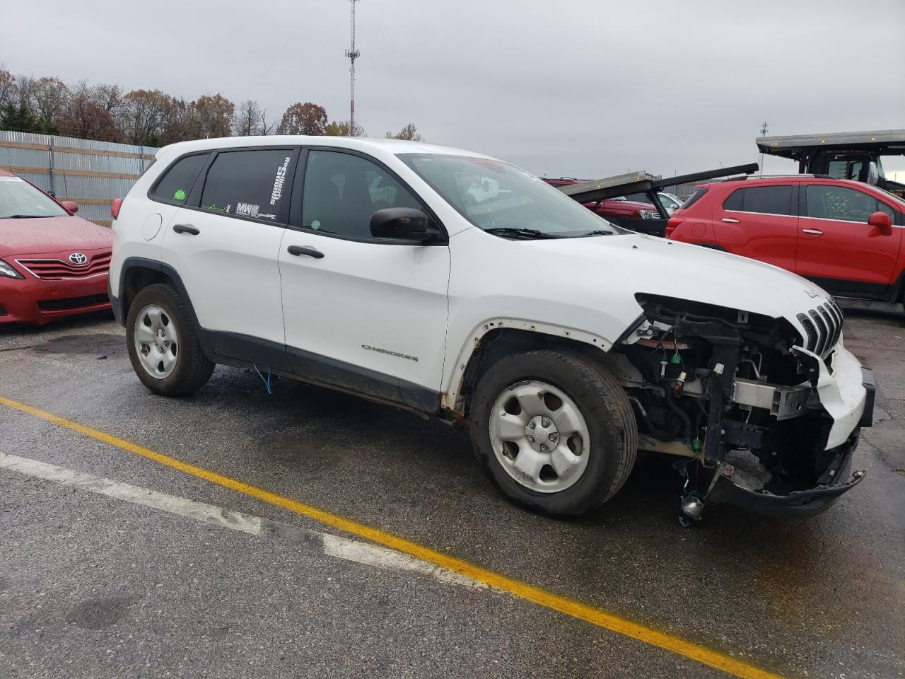 2016 Jeep Grand Cherokee VIN 1C4PJMAB1GW295605 Copart auction photo, front end damage thumbnail 4
