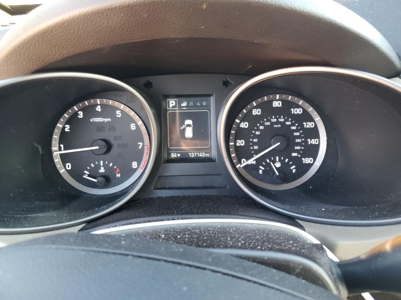 2017 Hyundai Santa Fe VIN 5XYZTDLB9HG430876 Copart auction photo, mechanical damage thumbnail 9