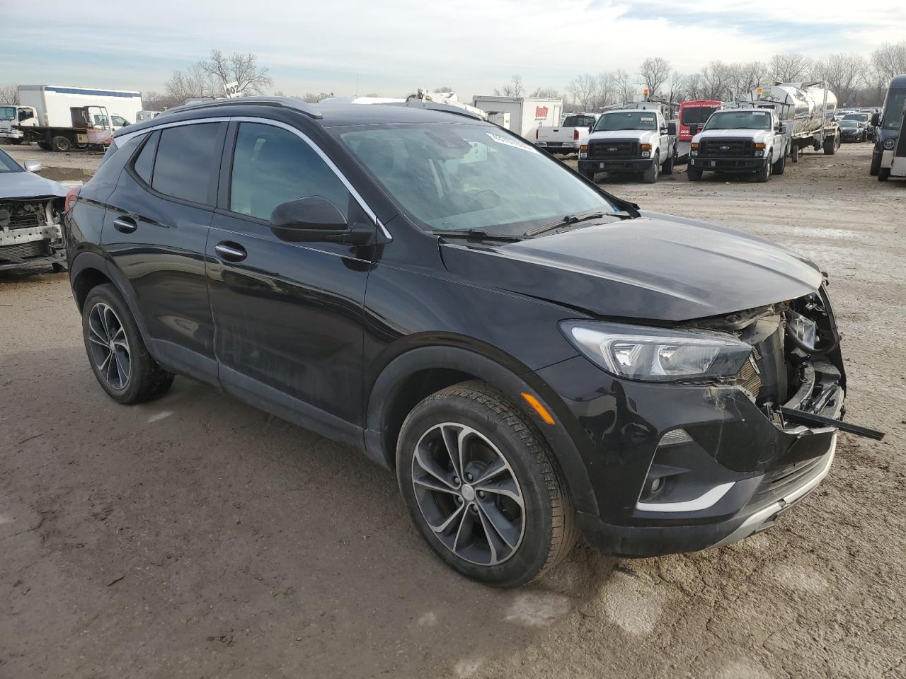 2020 Buick Encore VIN KL4MMESL7LB099705 Copart auction photo, front end damage thumbnail 4