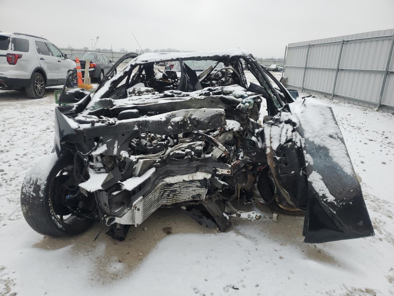 2008 Chevrolet Cobalt VIN 1G1AP18X887307645 Copart auction photo, all over / burn damage thumbnail 5