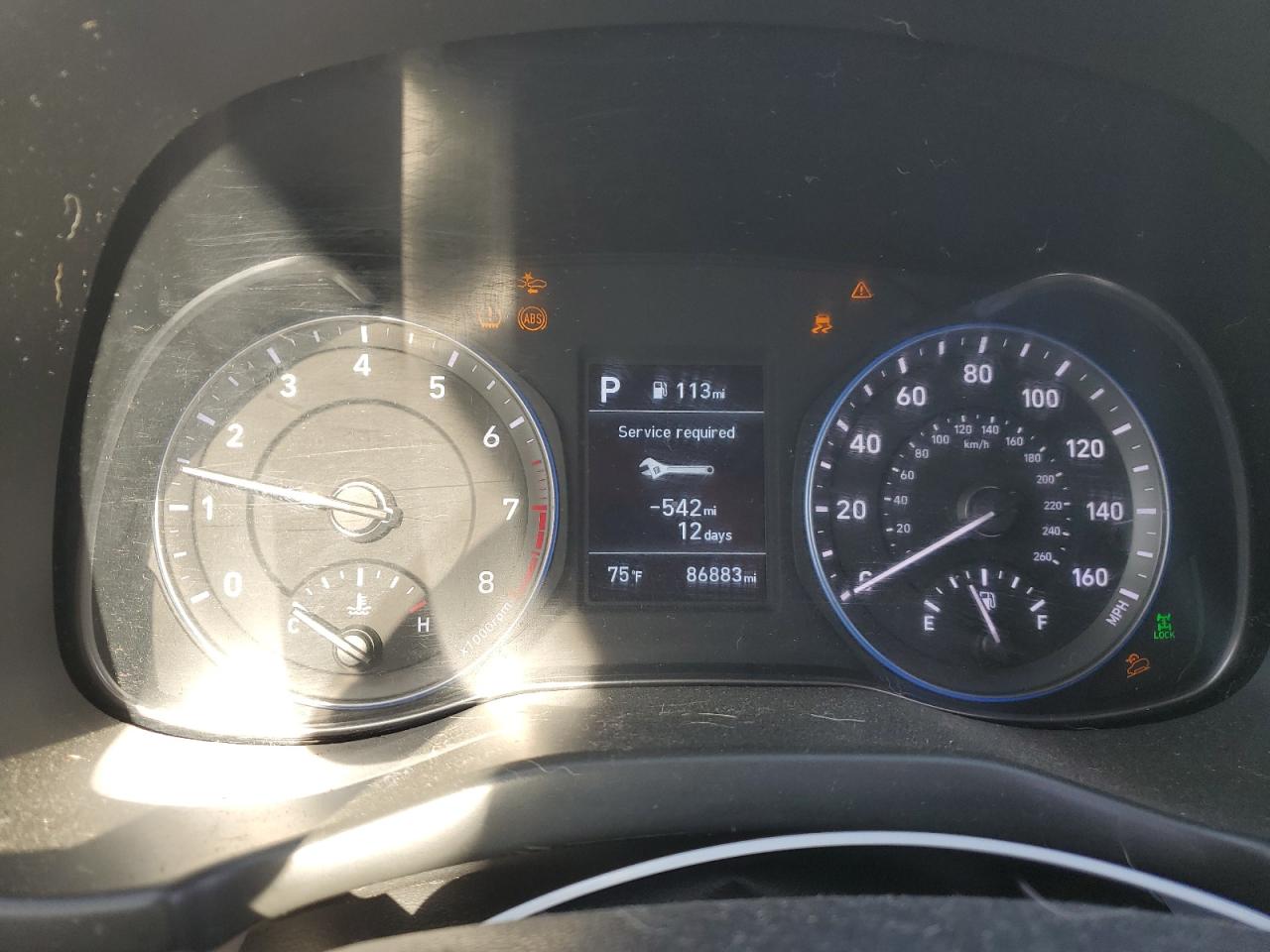 2020 Hyundai Kona VIN KM8K1CAA1LU434421 Copart auction photo, all over damage thumbnail 9