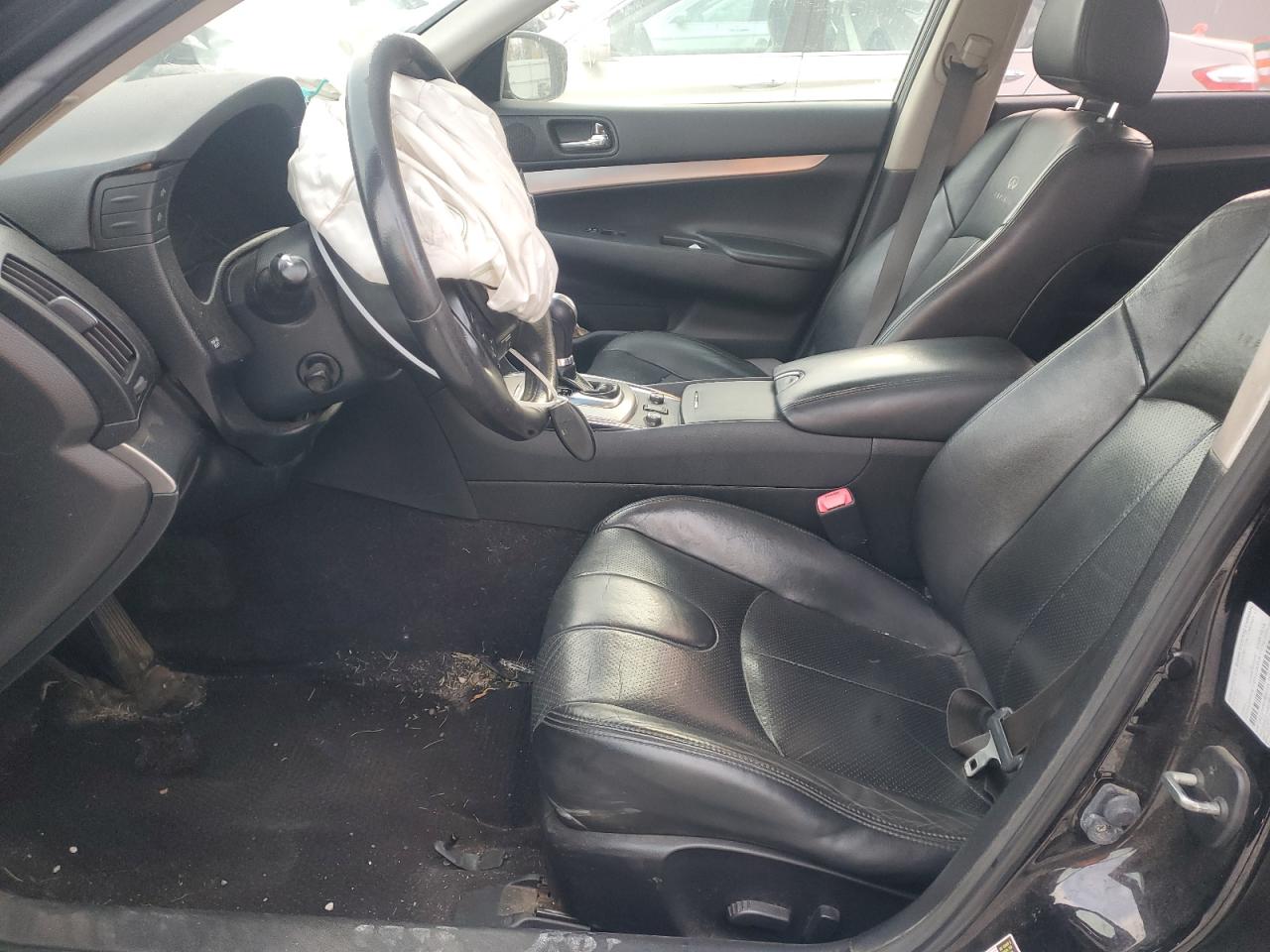 2012 Infiniti G VIN JN1CV6AR4CM682704 Copart auction photo, front end damage thumbnail 7