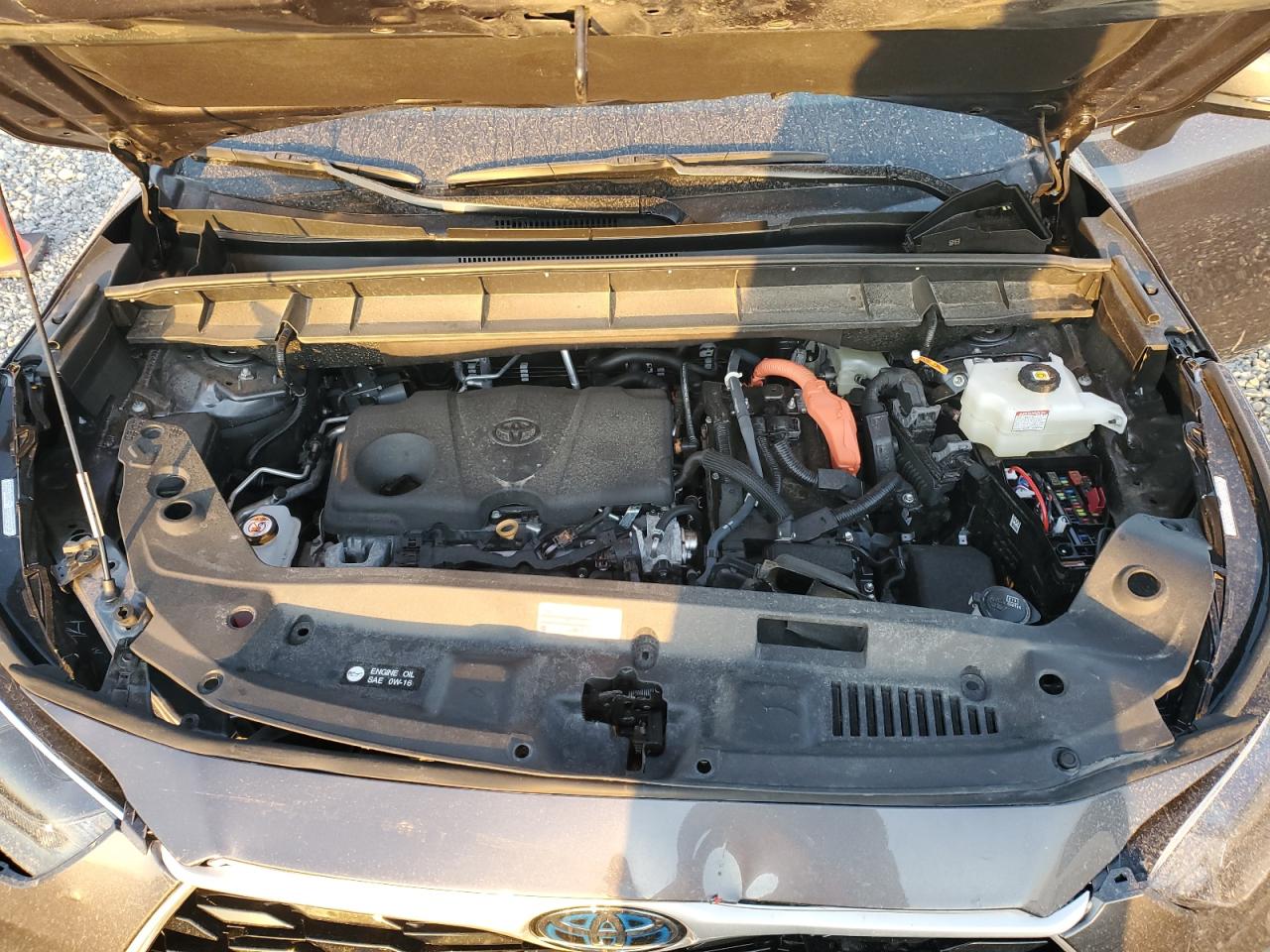 2024 Toyota Highlander VIN 5TDKBRCH0RS613027 Copart auction photo, front end / mechanical damage thumbnail 12