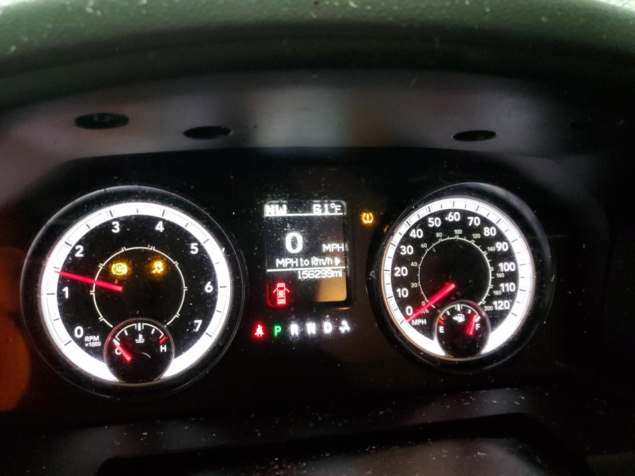 2016 RAM 1500 VIN 1C6RR7FG4GS324889 Copart auction photo, top/roof damage thumbnail 9