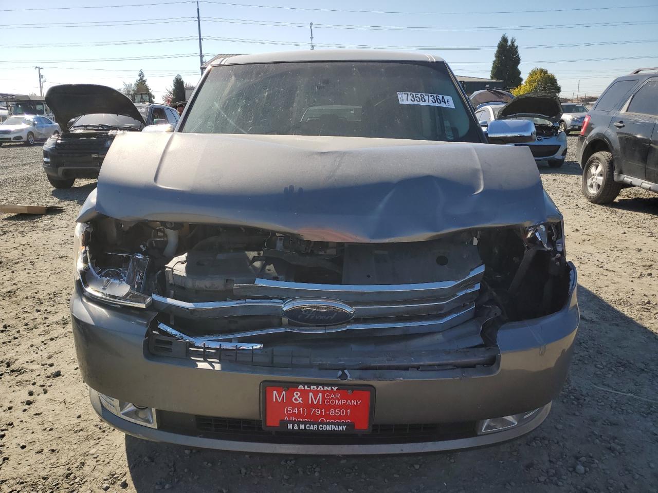 2009 Ford Flex VIN 2FMEK63C39BA93953 Copart auction photo, front end damage thumbnail 5