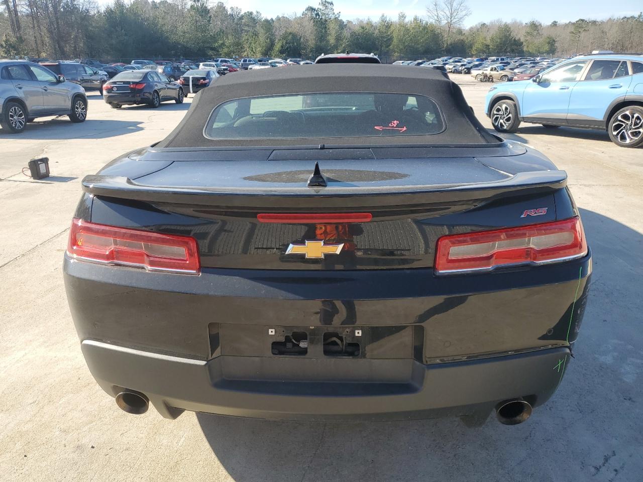 2014 Chevrolet Camaro VIN 2G1FB3D31E9212051 Copart auction photo, side damage thumbnail 6